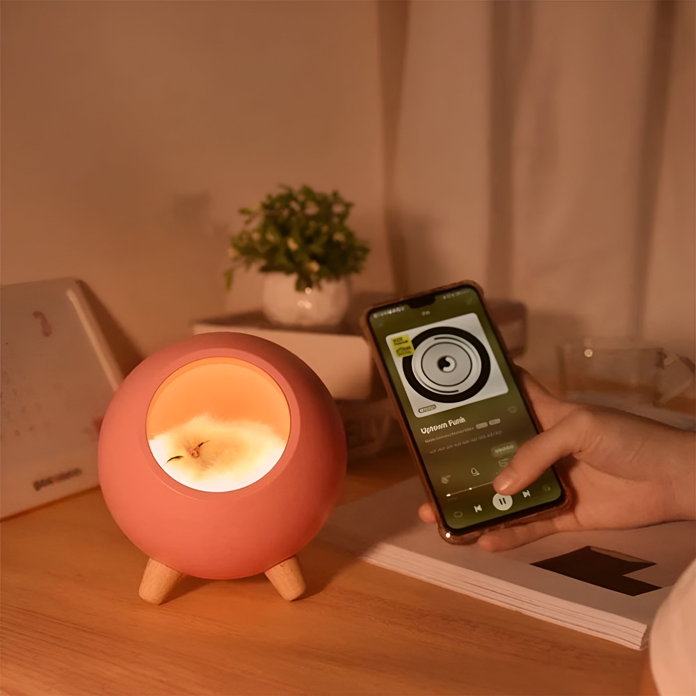 Нощна детска LED лампа с Bluetooth | Музика | Приказки | Работа до 36 часа