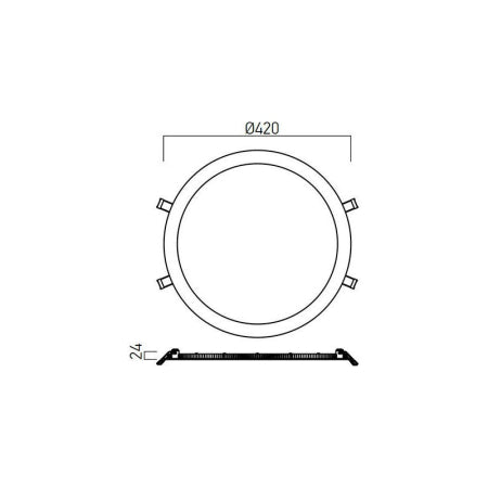 LED панел ARELUX FTR420WW MWH