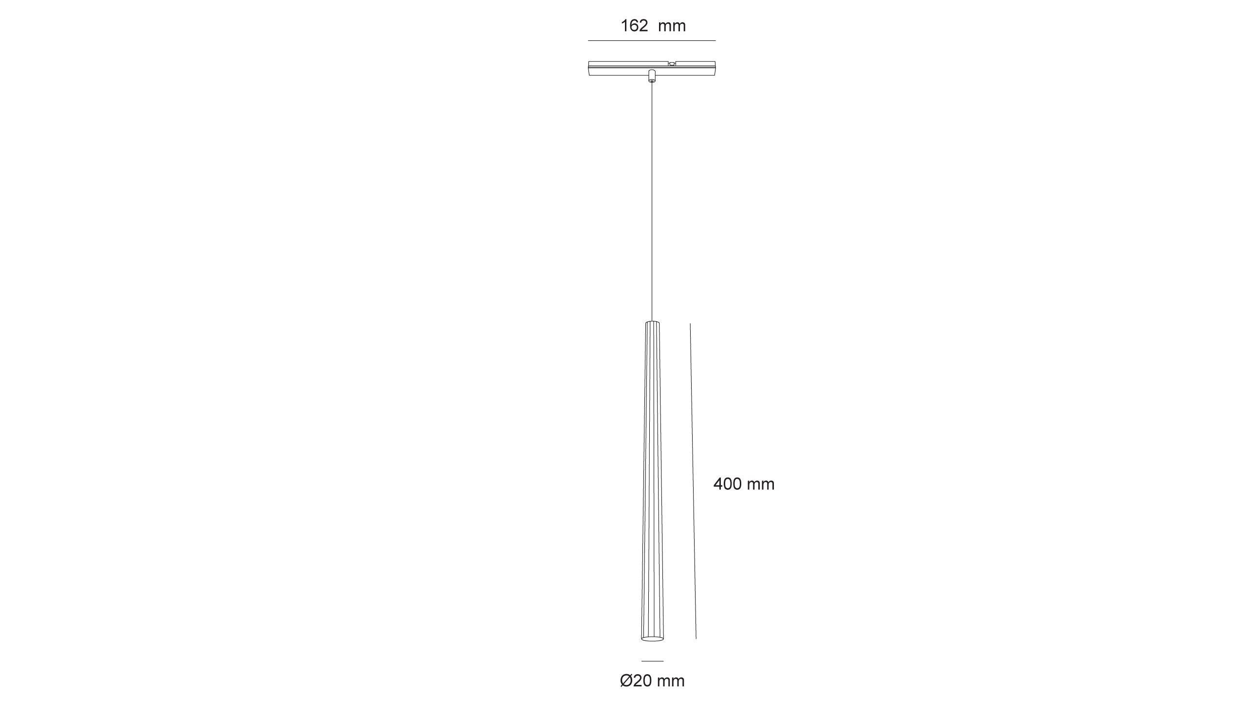 Висящ LED модул Pipe 10PCB | 3000K | 36°