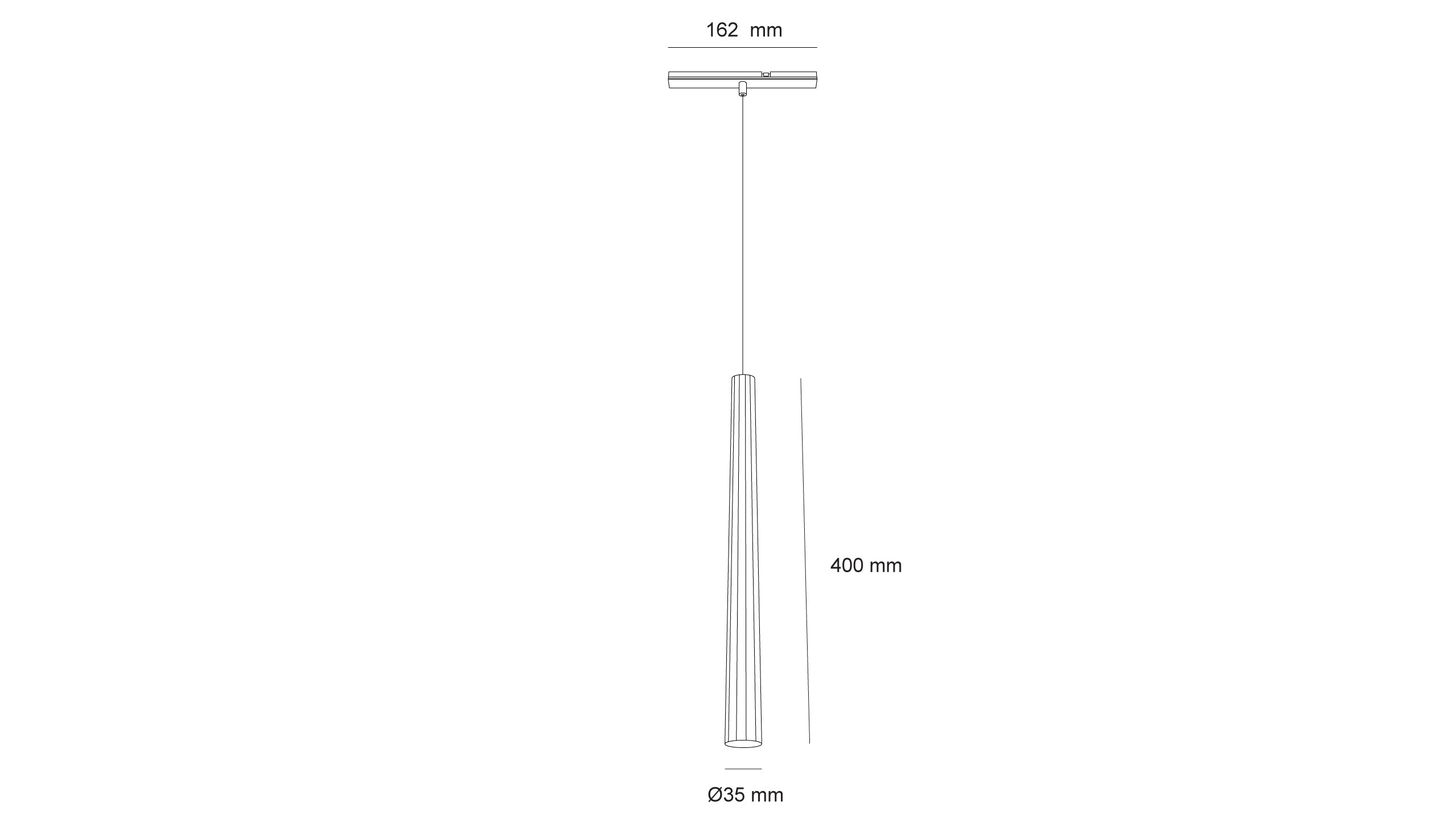 Висящ LED модул Pipe 10PCB | 3000K | 36°
