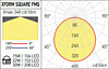 Плоско осветително тяло Arelux FMQ220WW MWH