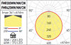 Кръгъл LED панел FMR300WW MWH