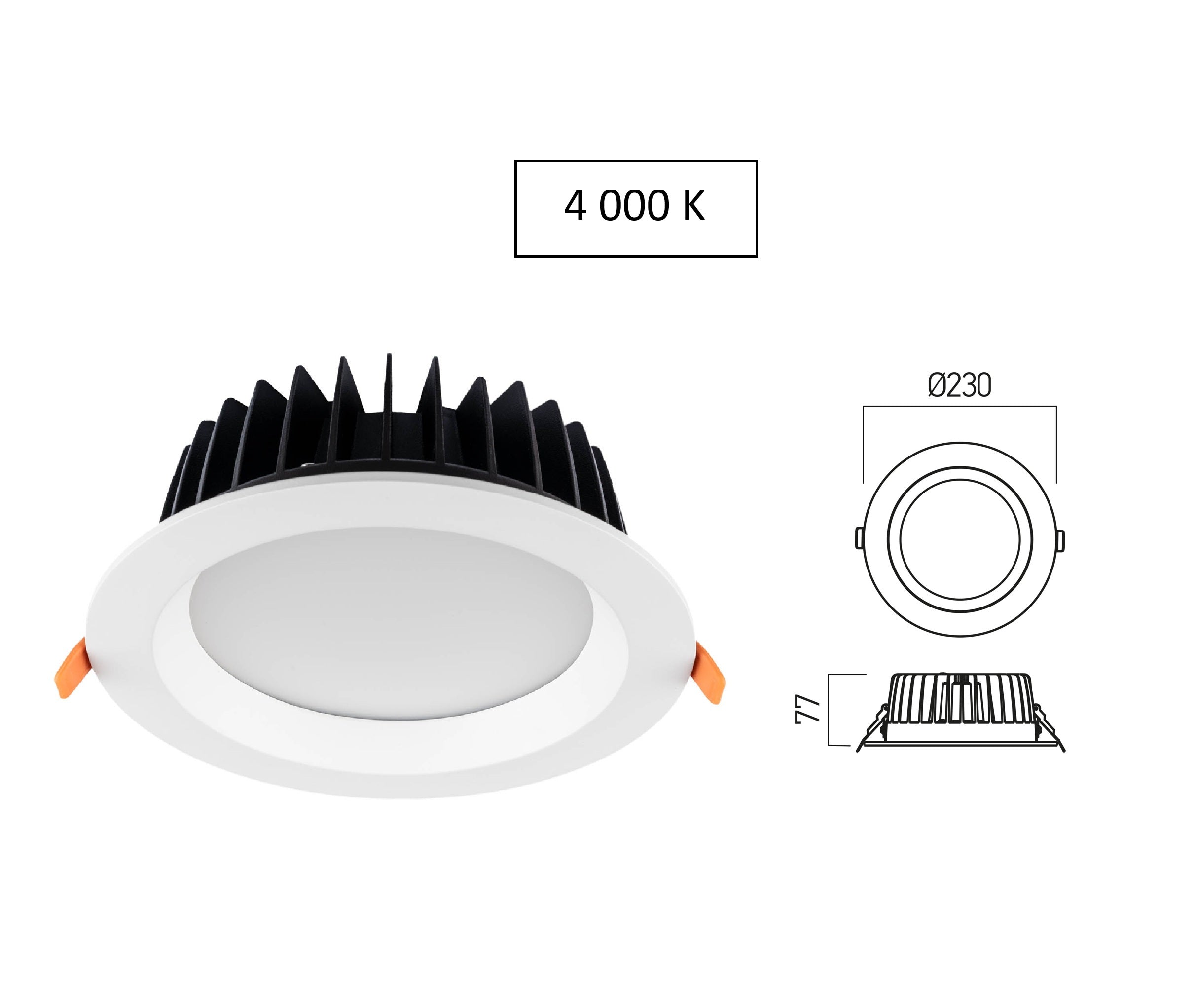 Вградено осветително тяло (спот) LED XMAXI 60W