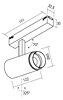 Осветителен прожектор ARELUX MCKRS33NW SP BK