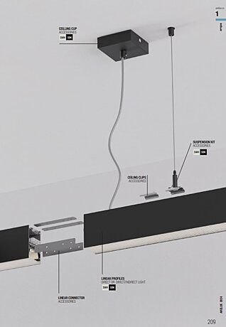 Осветително тяло Arelux RPU50WW60 SBK