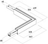Рохова LED свързваща секция XUNO SYSTEM