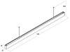 Линейно LED осветително тяло XUNO SYSTEM 3000K