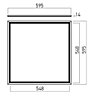LED панел XWIDE 3000K 60x60 см