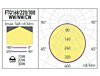 Панел xflat_square FTQ220NW MWH