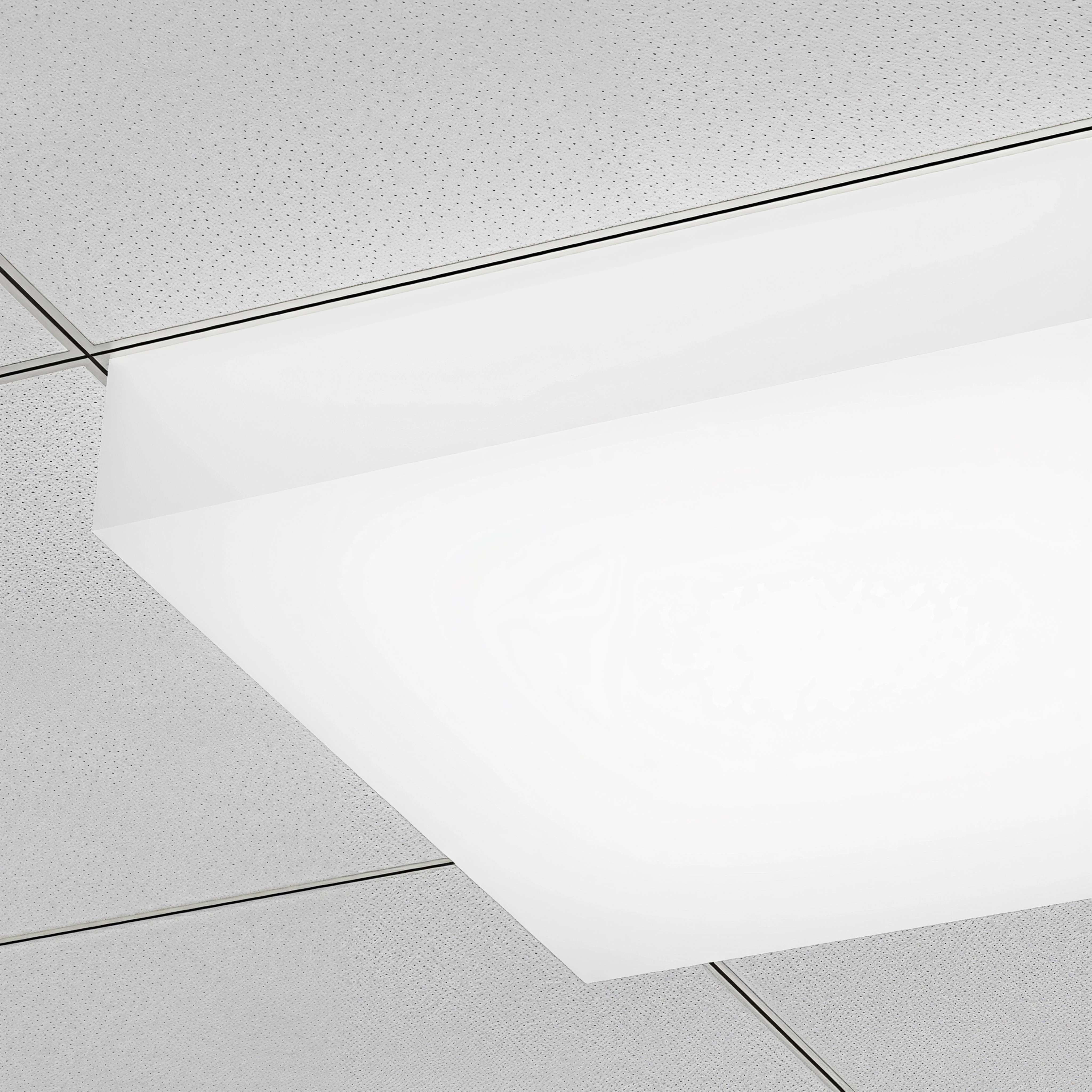 Рамка Lens за открит монтаж на LED панел Anna 60x60 | Алуминиева