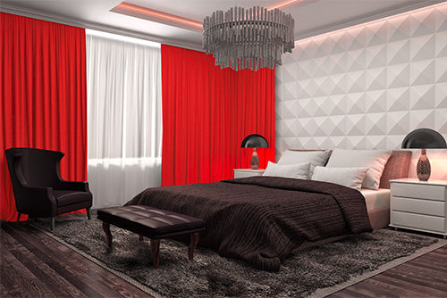 Blackout fabric – Color : RED 461 - alternate view