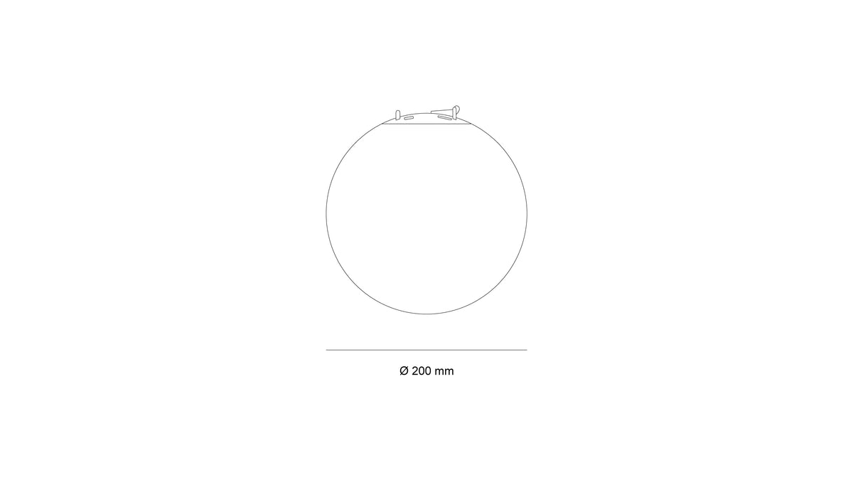 Сферична висяща лампа Sphere Belt | Ø200 мм