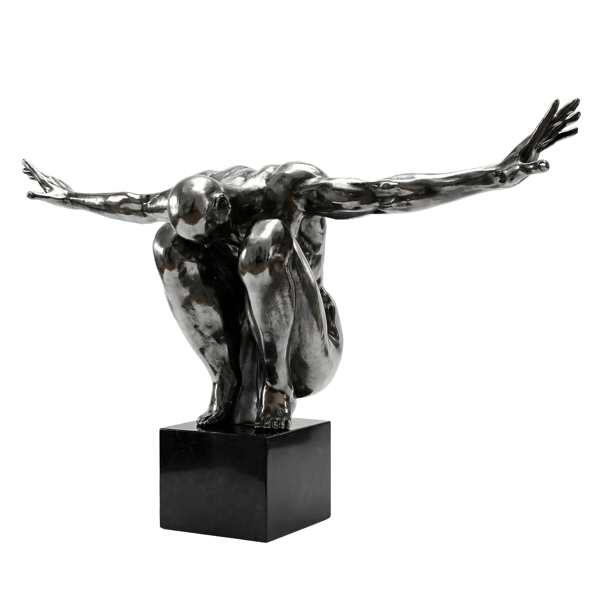 Скулптура човешки силует Balance | Разперени ръце | 90cm