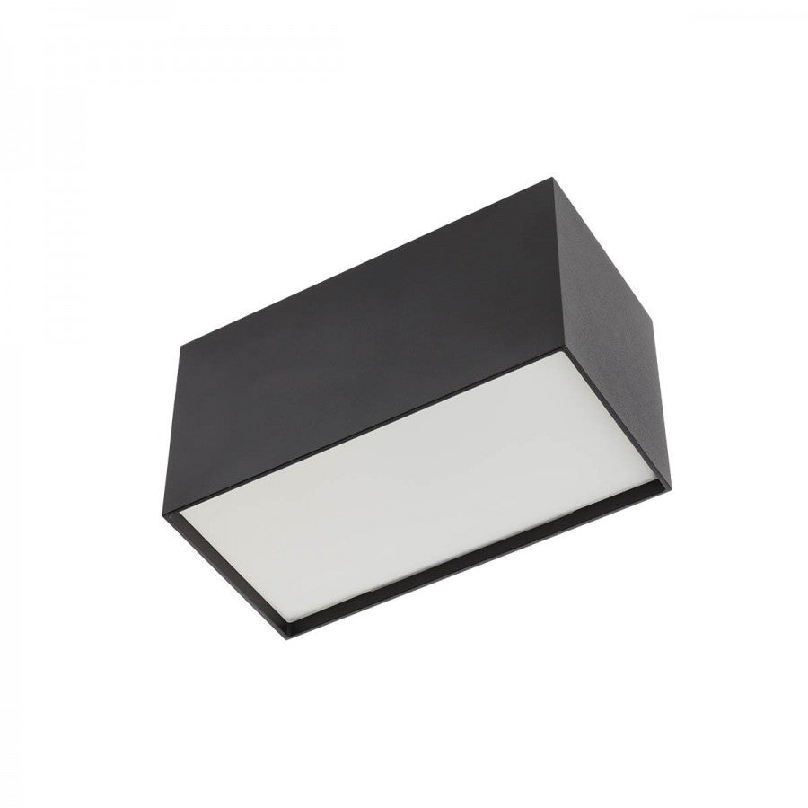 Таванно осветително тяло Arelux XSmooth, черно, LED, 20W