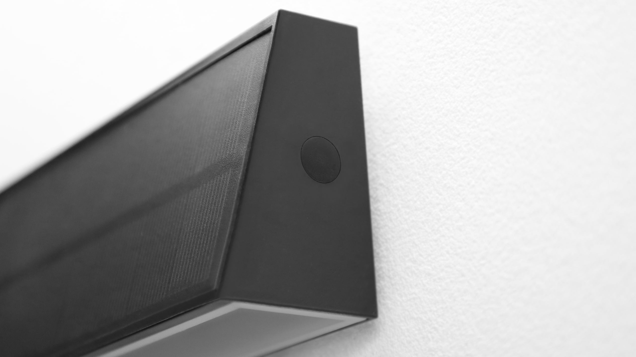 Соларен фасаден LED аплик Tilt | Двупосочна | Черен