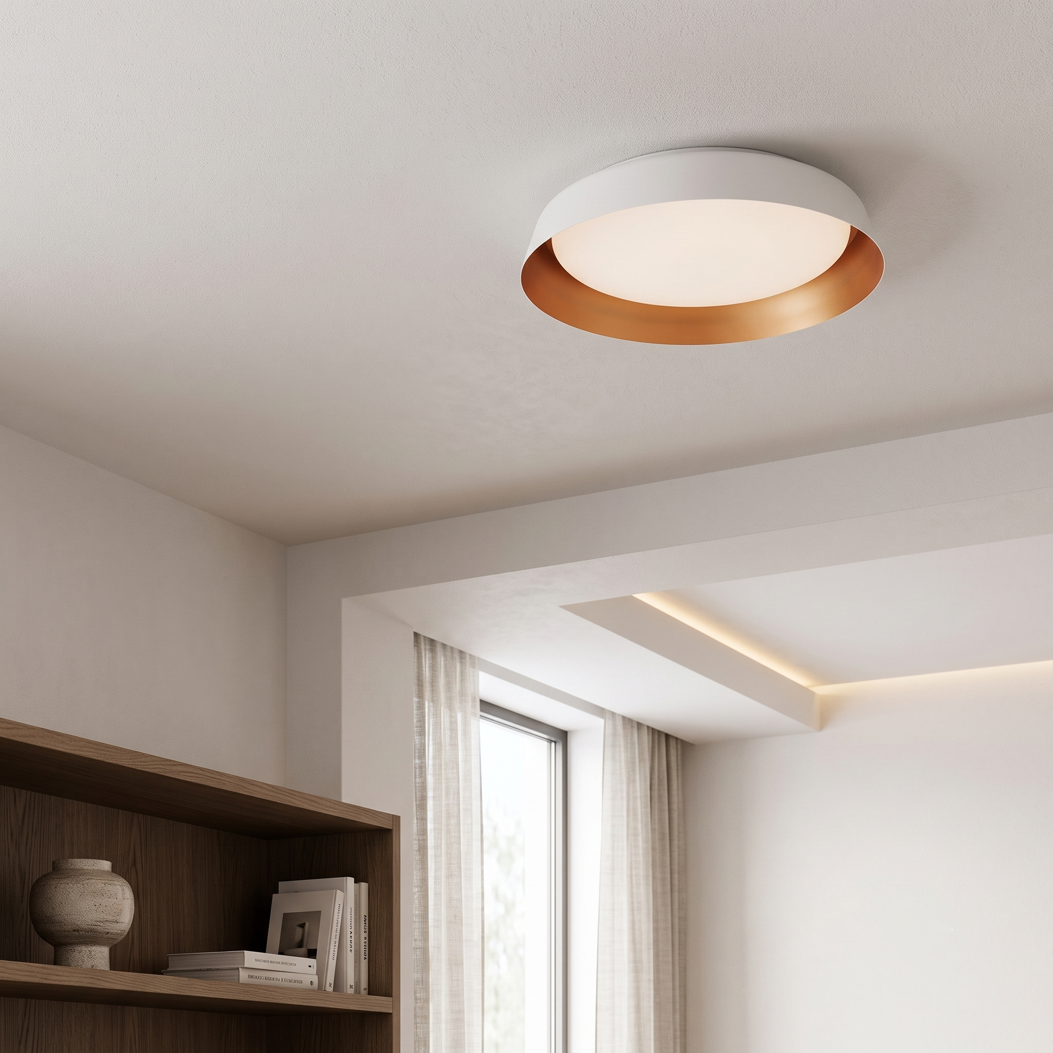 Дизайнерски LED плафон Solvia Nova Luce Ø49.2 см