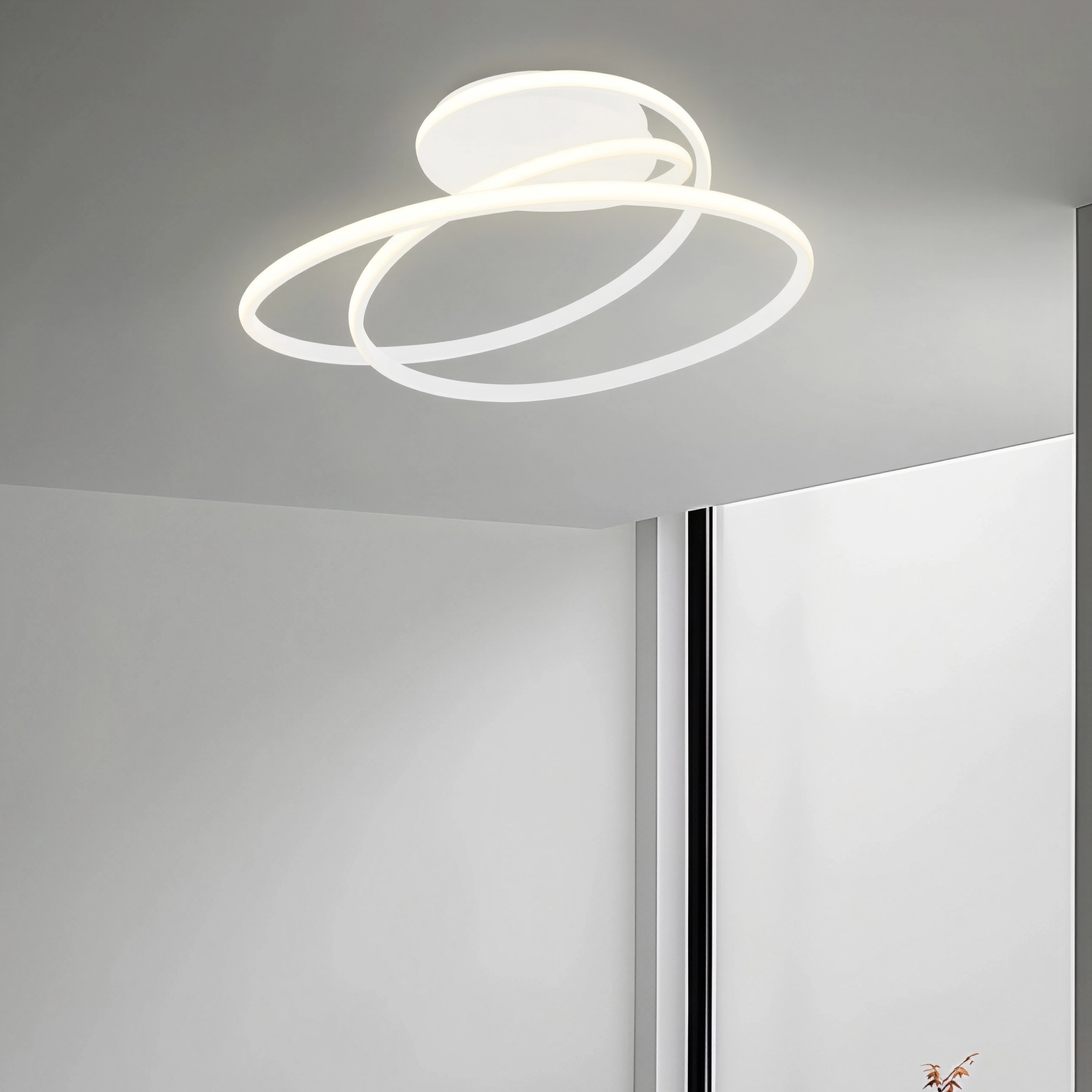 Спирален LED плафон Spiral C | 3-CCT | 40W | Матово бял