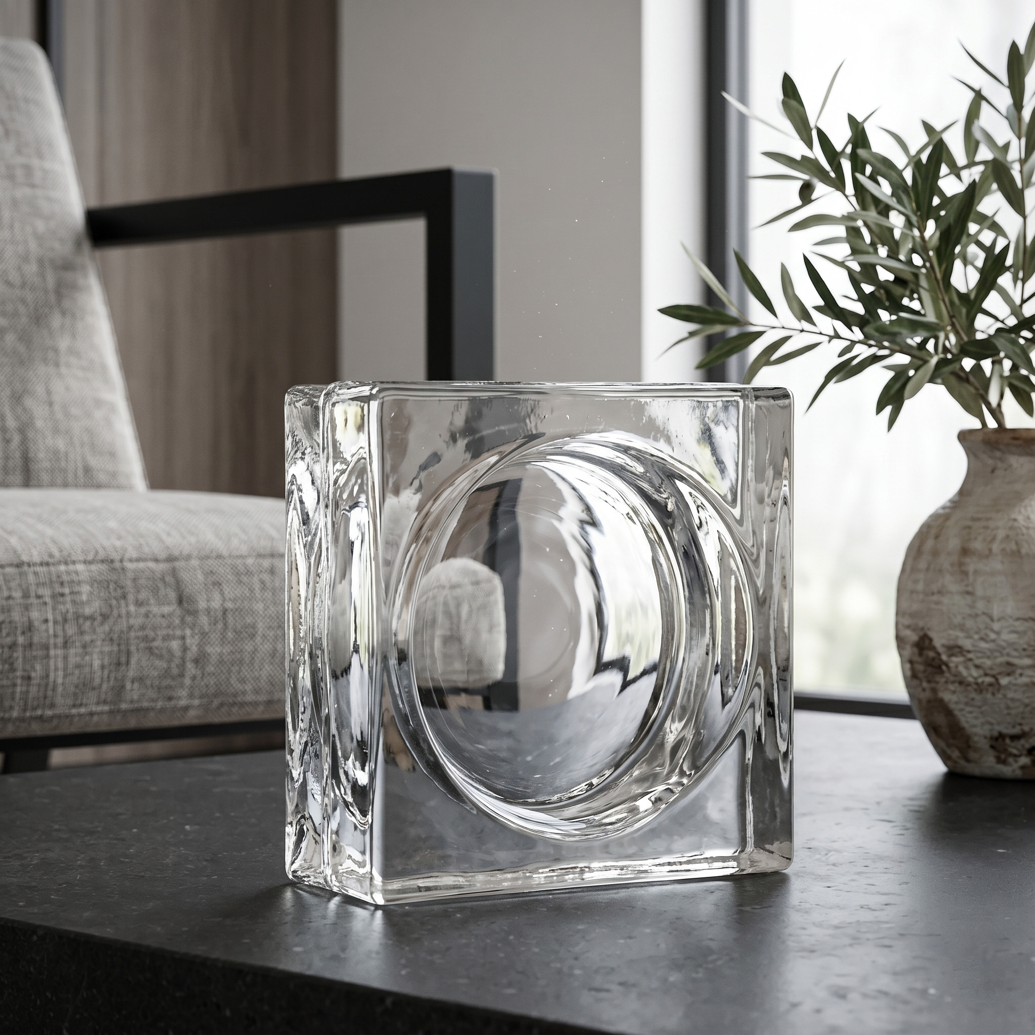 Стъклени тухлички Hole 150x150x60 mm