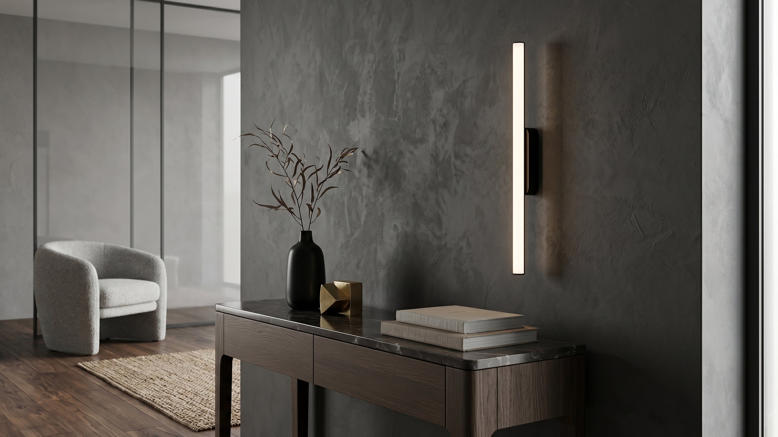Стене LED аплик Prima за баня | Тип пура | 15W | IP44