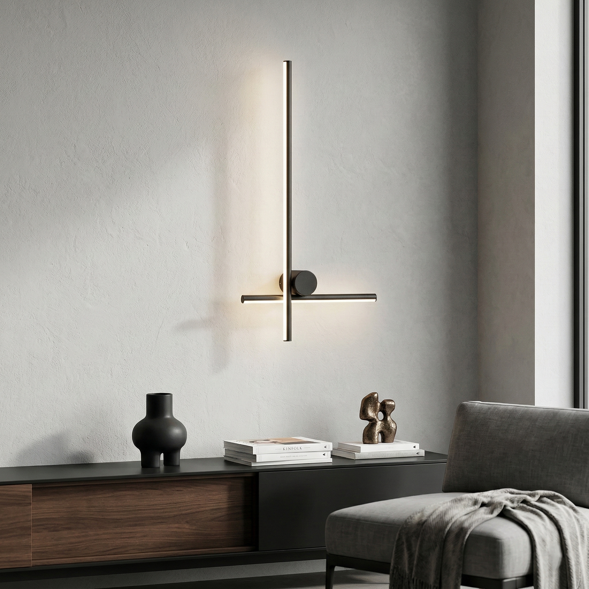 Стенен LED аплик Linear Wall | Линеен дизайн | 13W | 730мм