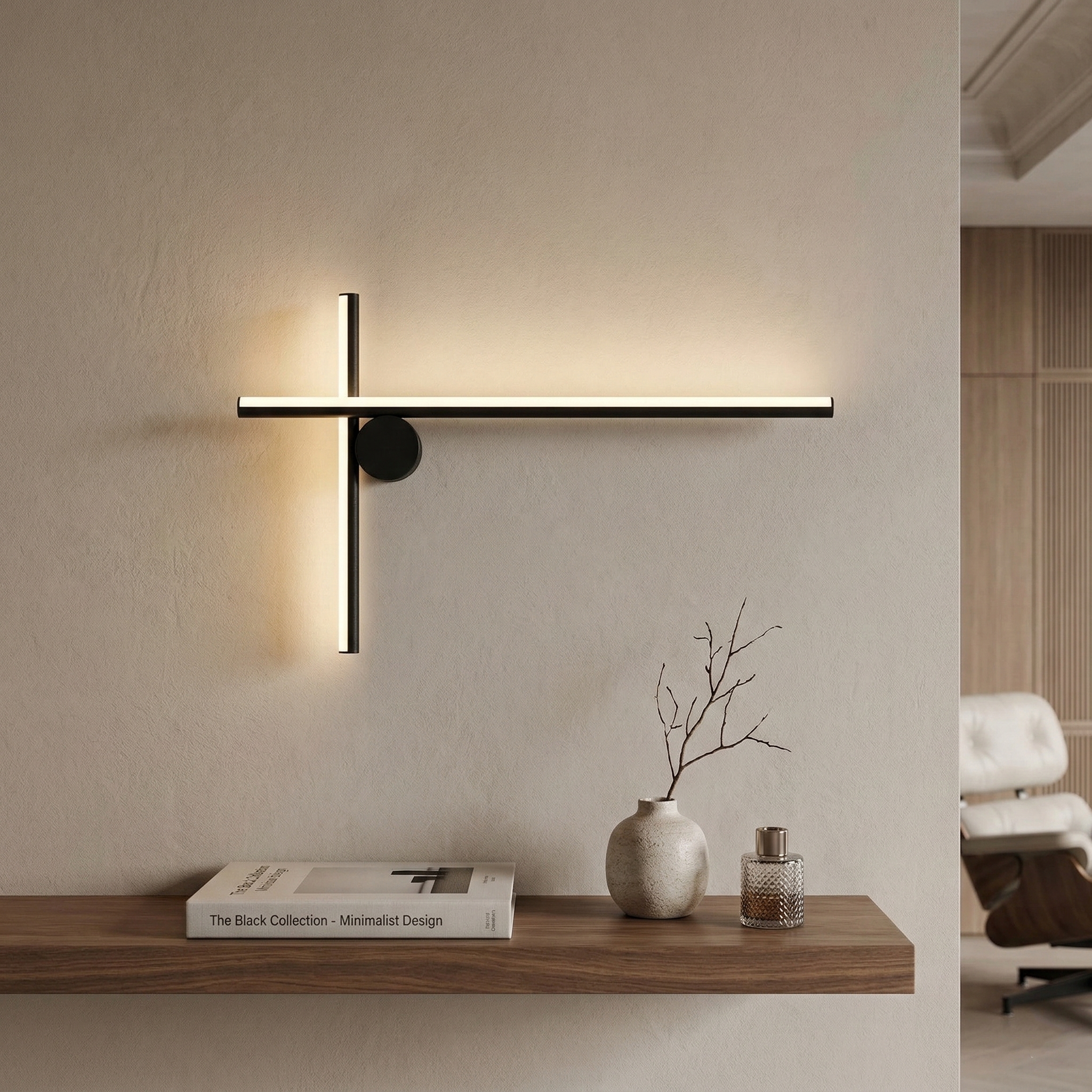 Стенен LED аплик Linear Wall | Линеен дизайн | 13W | 730мм