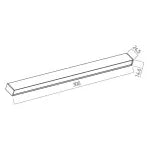 LED линейно осветително тяло XTRIM STMRS01