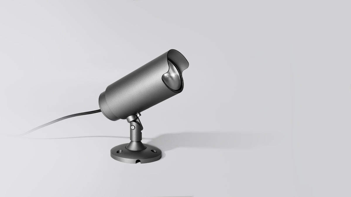 Външен LED спот Spike | Сив | 12W | 3000K | IP65
