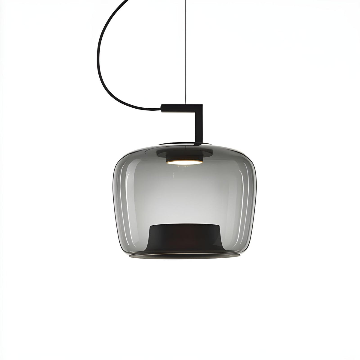 Висящ LED пендел Amber B | Опушено стъкло | 5W | 3000K