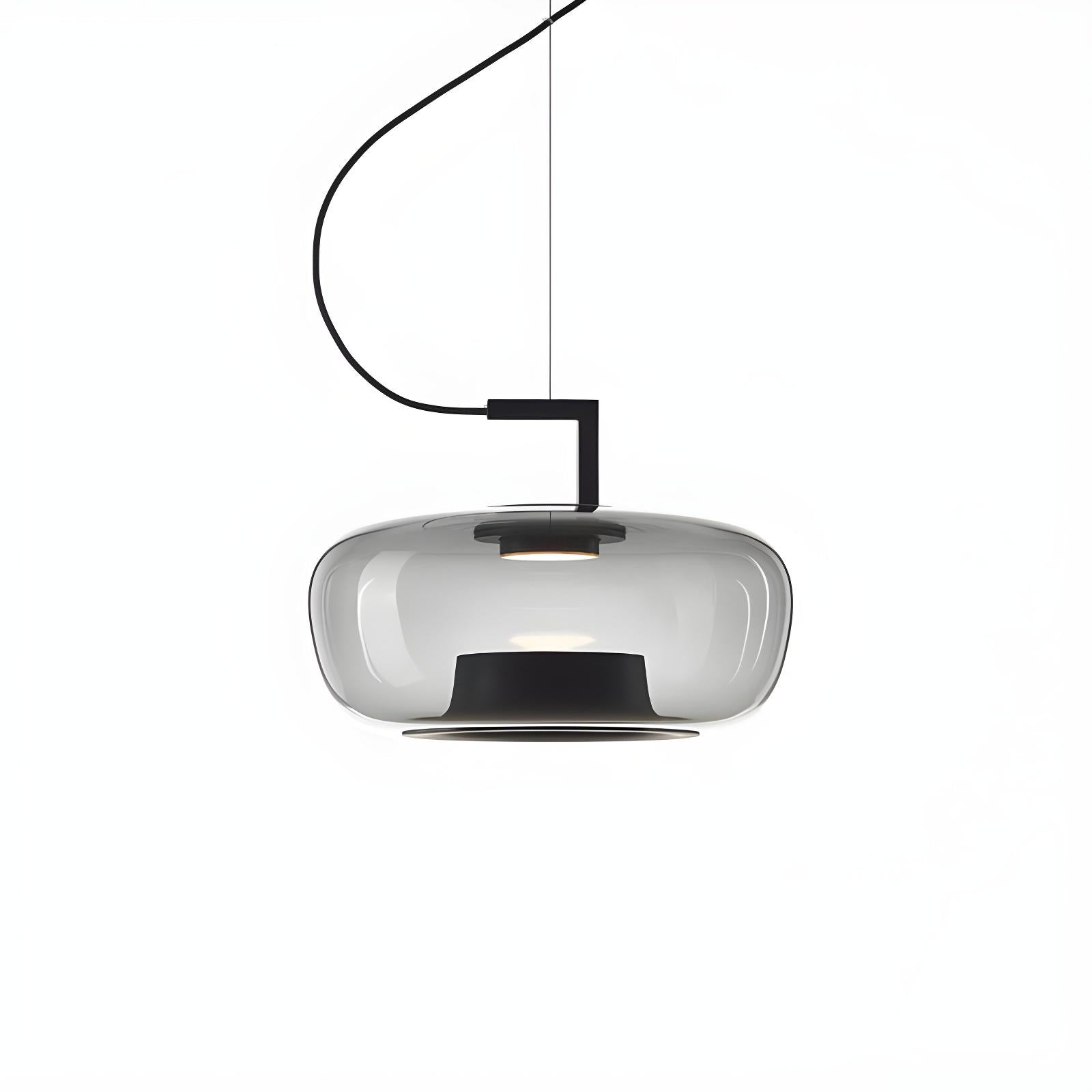 Висящ LED пендел Amber C | Опушено стъкло | 5W | 3000K