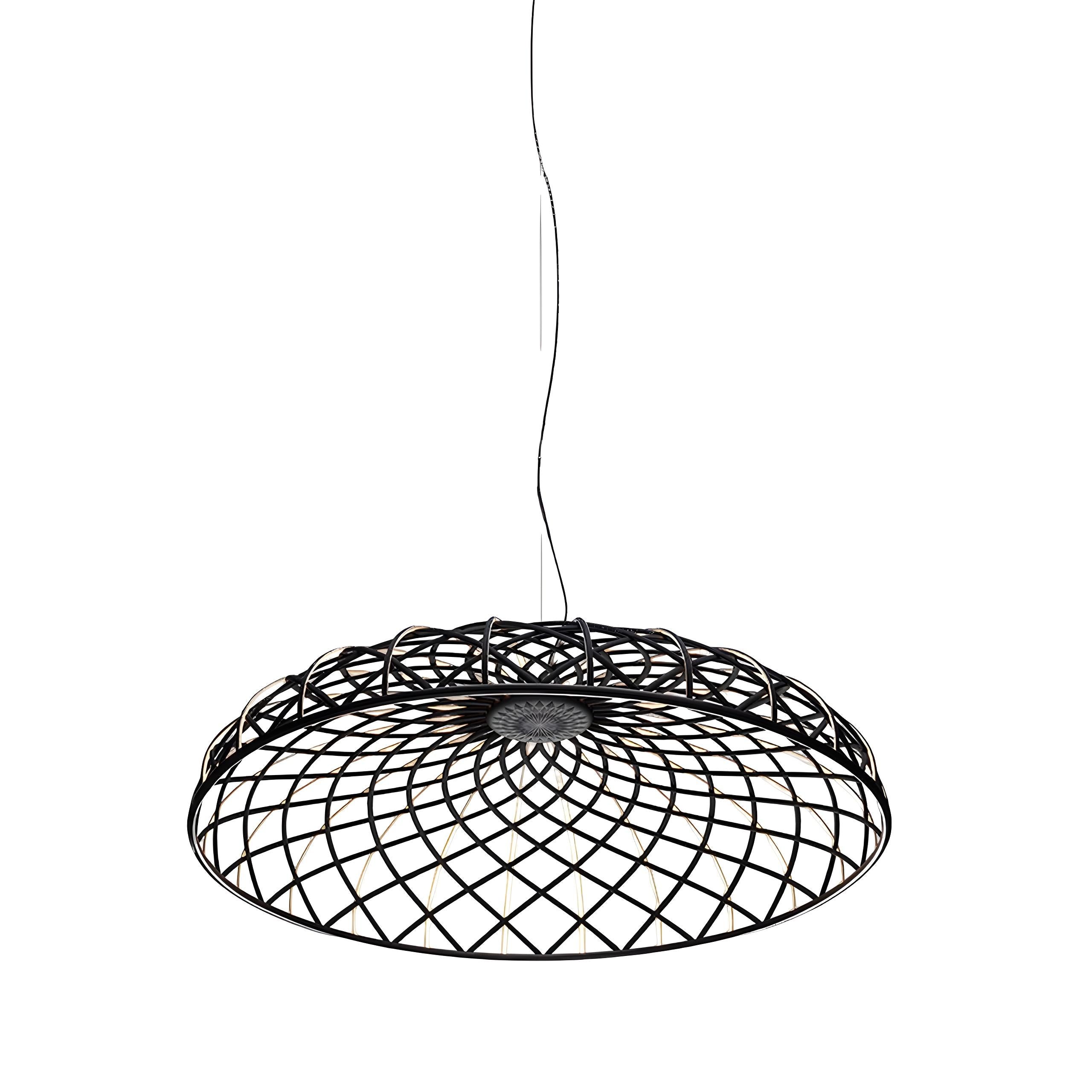 Висящ LED пендел Criss | Плетено пано | 15W | 3000K