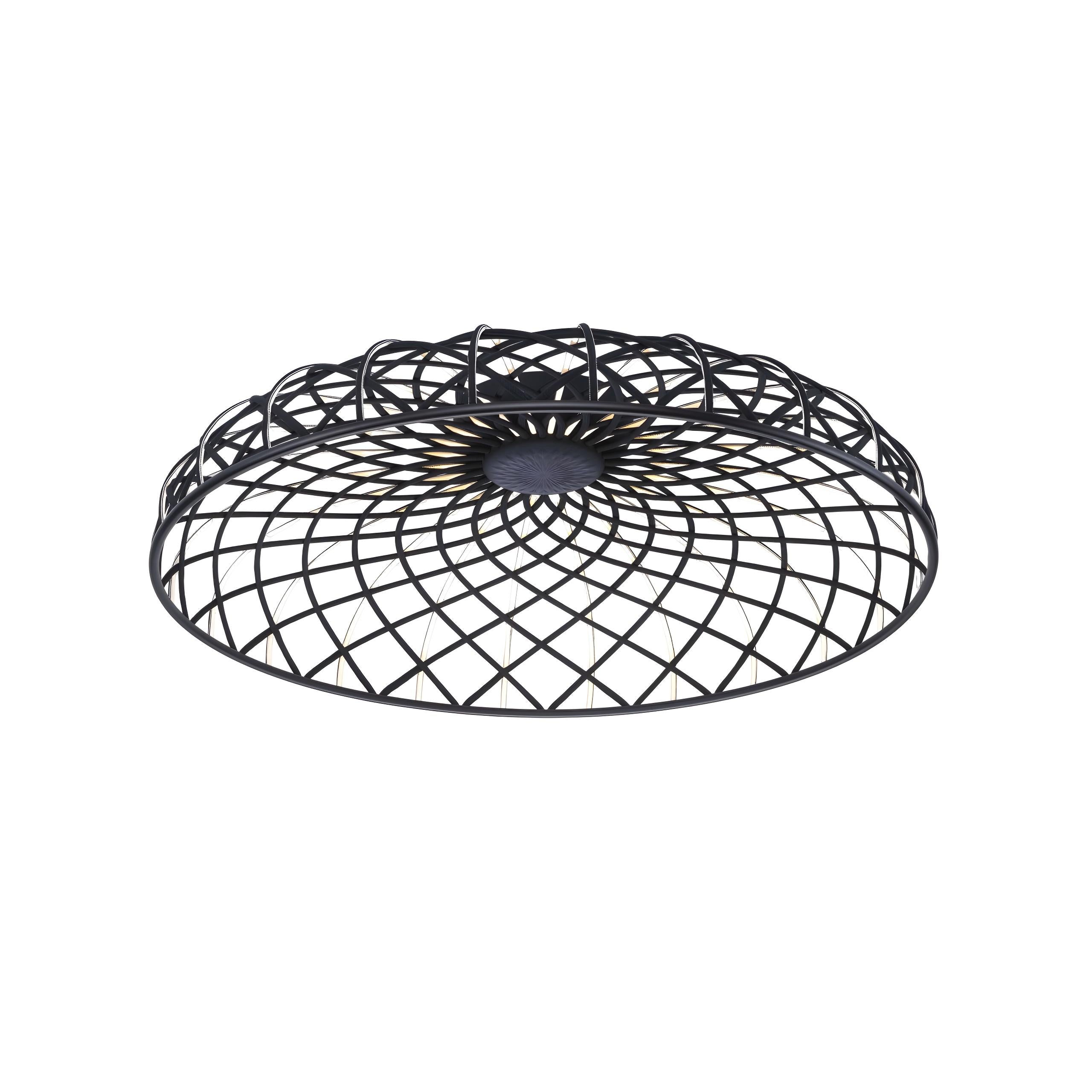 Висящ LED плафониера Criss | Плетено пано | Ø61cm | 25W | 3000K