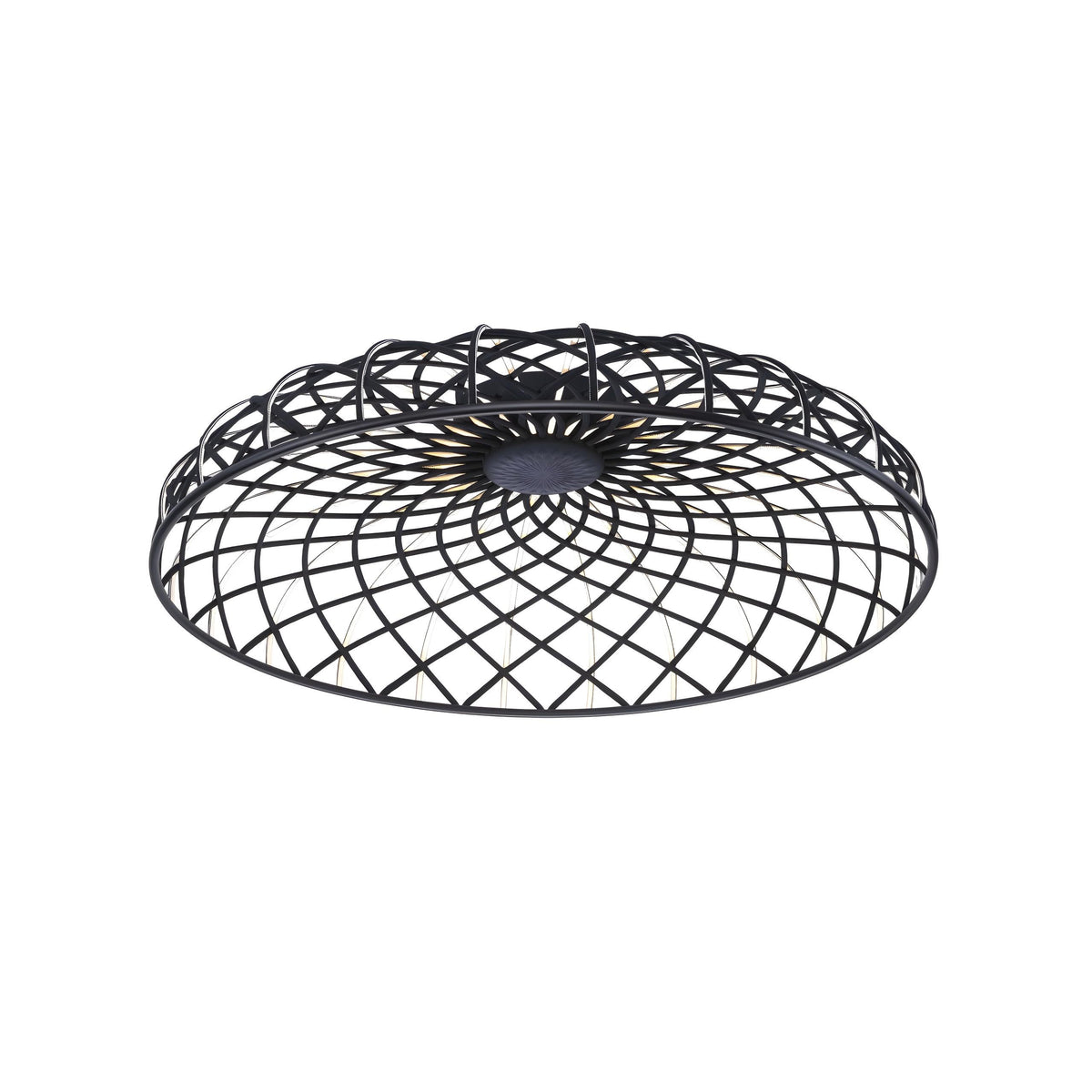 Висяща LED плафониера Criss | Плетено пано | Ø61cm | 25W | 3000K