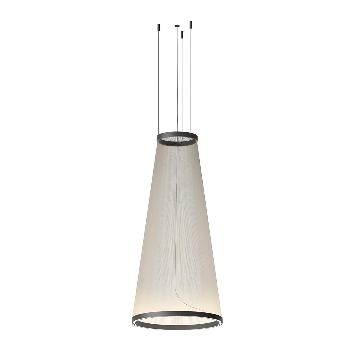 Висящ LED пендел Verto | Конусовиден | 32W | 3000K | Черен