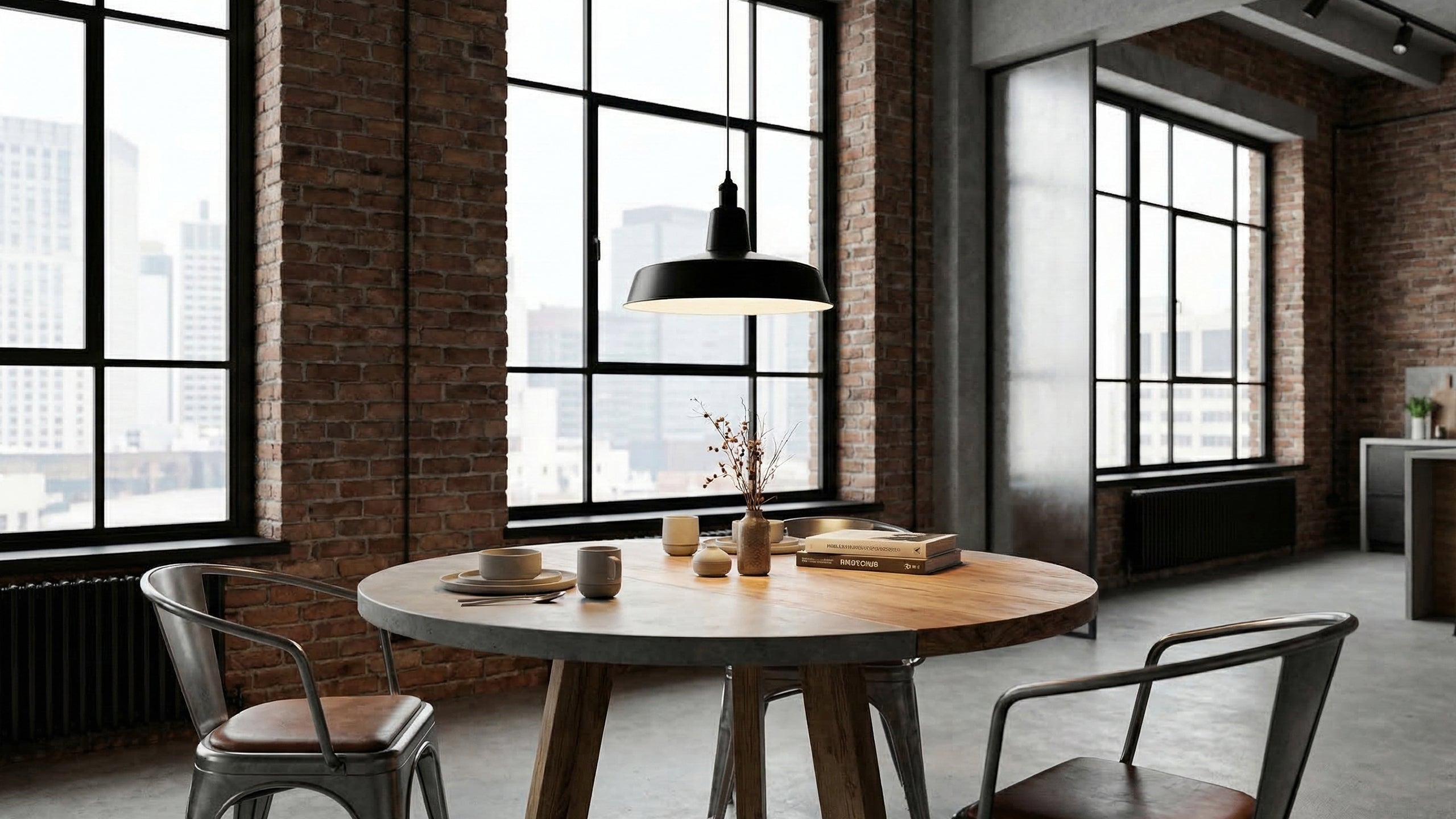 Висящ пендел Loft | Индустриален дизайн | Черен | Ø41cm | IP20 | E27