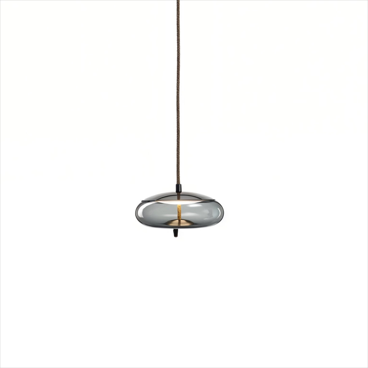 Висящ стъклен пендел Tomy D | Опушено стъкло | 6W | 3000K