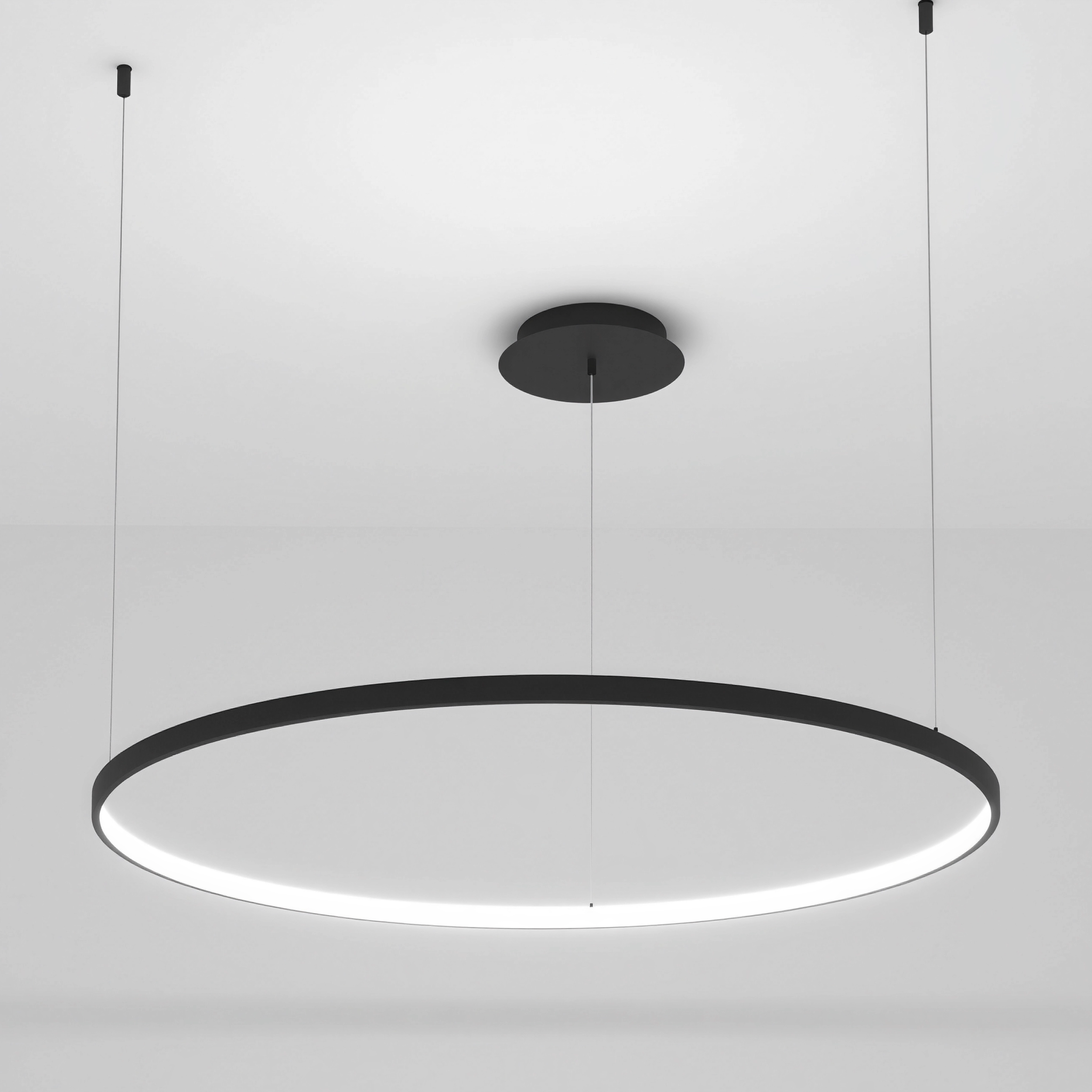 Висяща кръгла LED лампа Aureola (Ø600–1000)