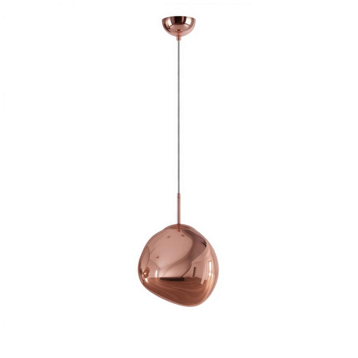 Висяща лампа Ruby 2 Rose Gold | Розово злато | Визия течен метал | 3000K