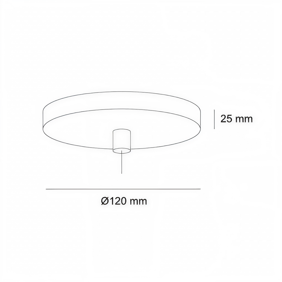 Висяща LED лампа Dea | Геометричен дизайн | 12W | 3-CCT