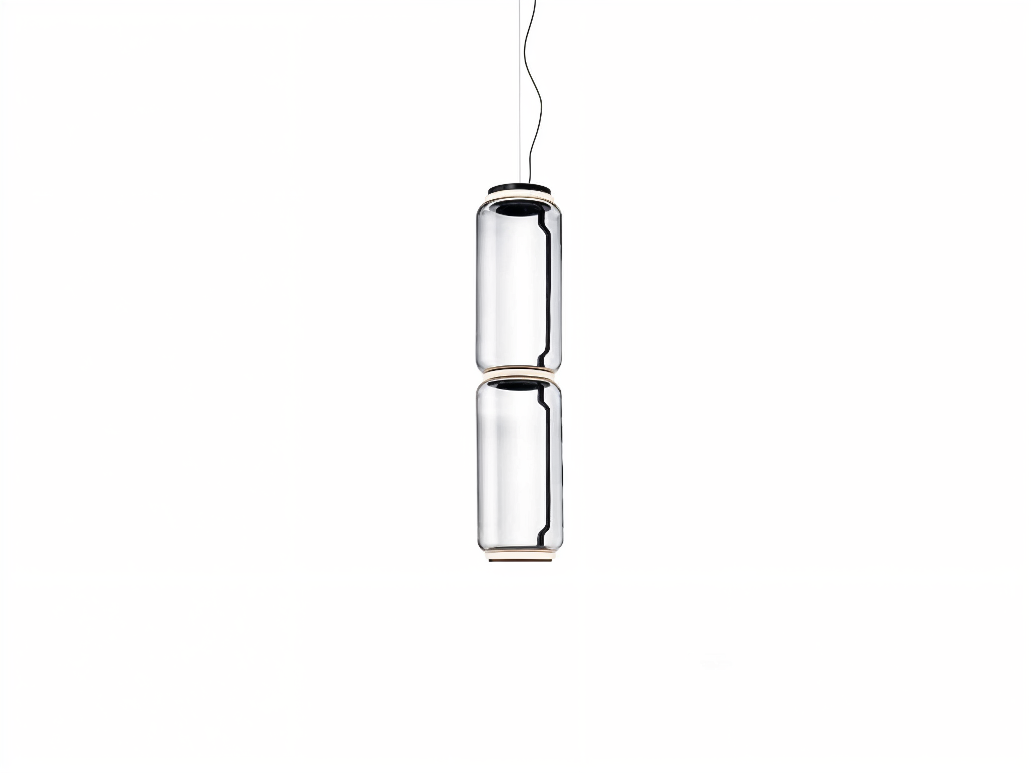 Висяща LED лампа Norda A2 | Двойни стъклени капсули | 20W | 3000K