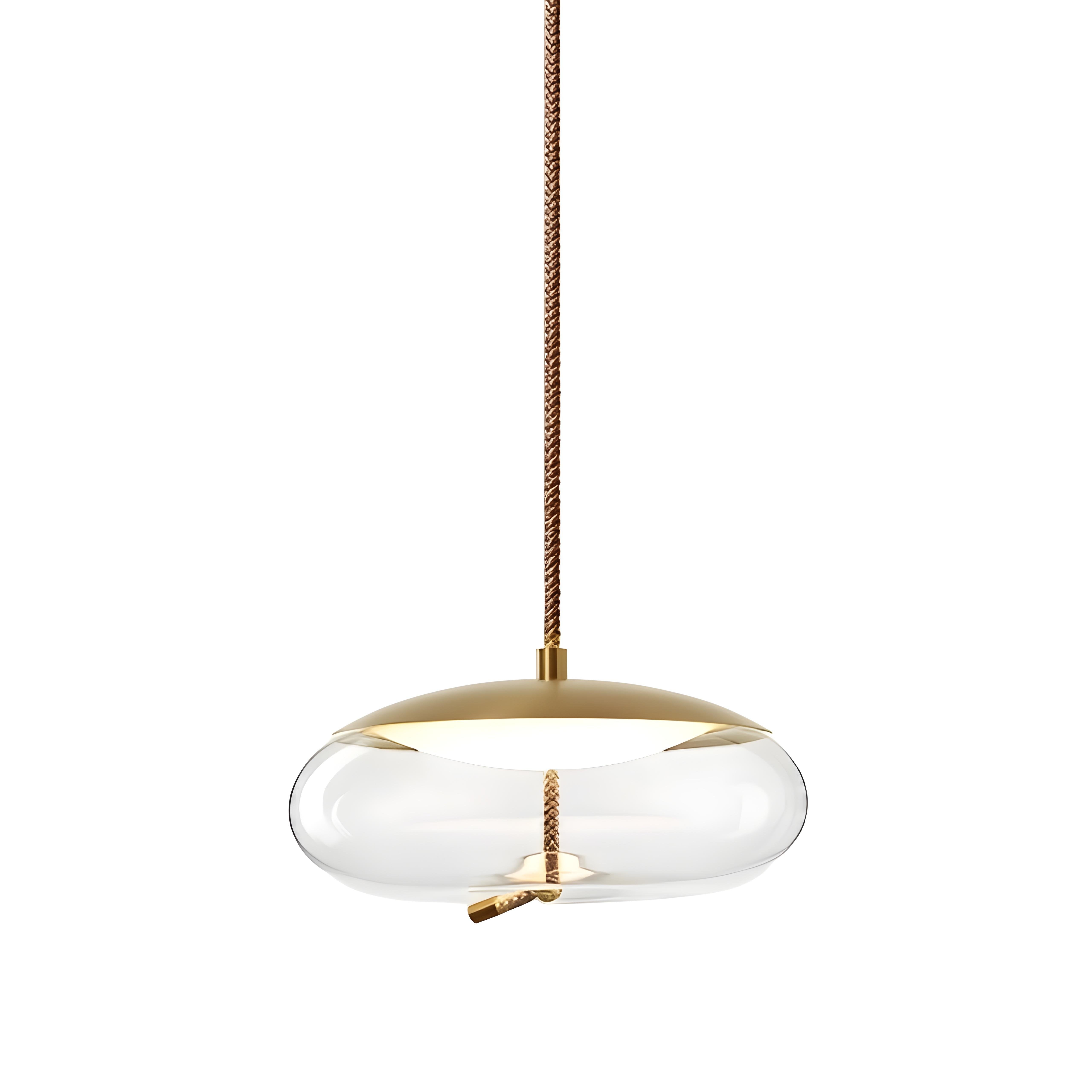 Висяща LED лампа - пендел Tomy 1 с въже | 18W | 3000K