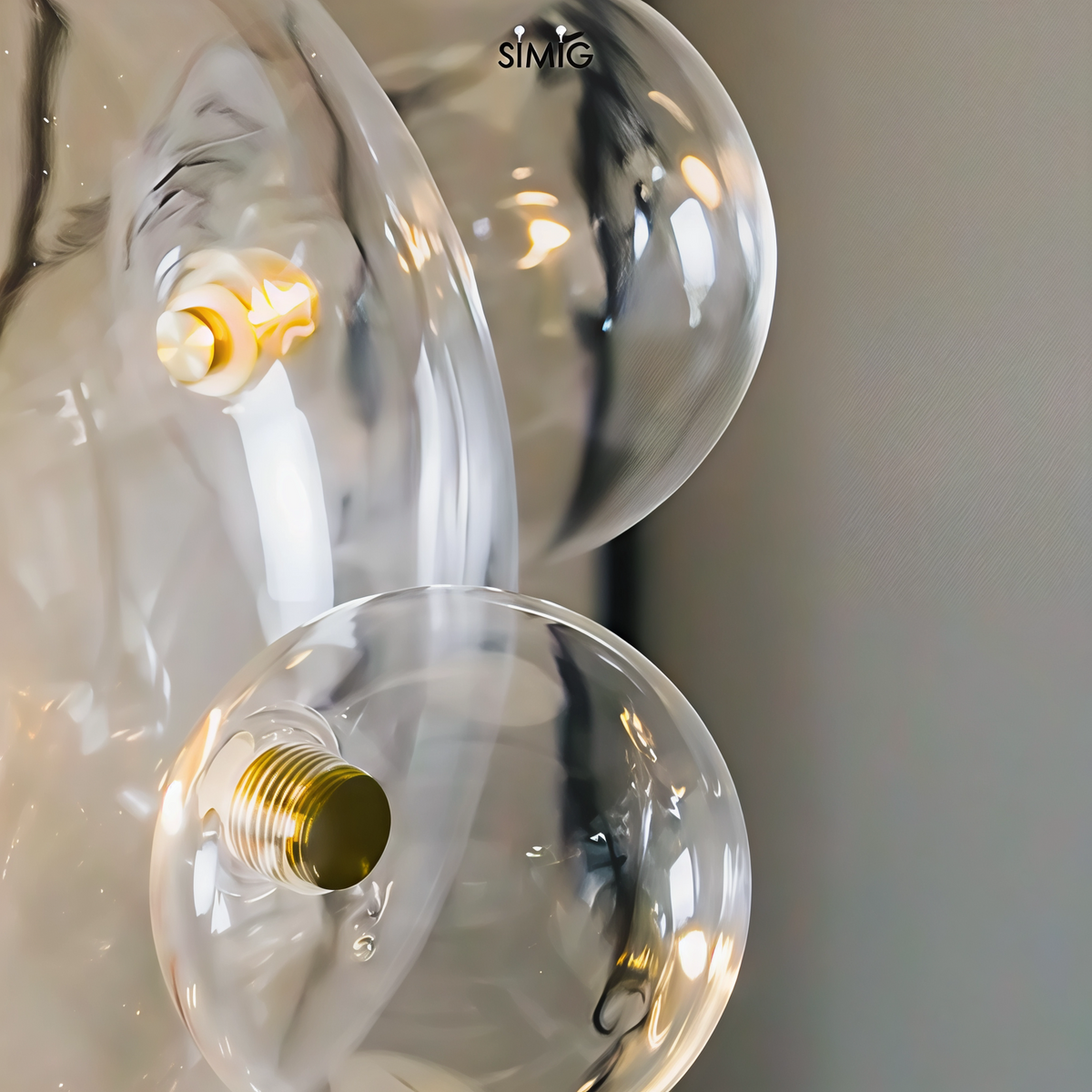 Висяща LED лампа с 6 стъклени мехурчета Orbital 6 | 10W | 3000K