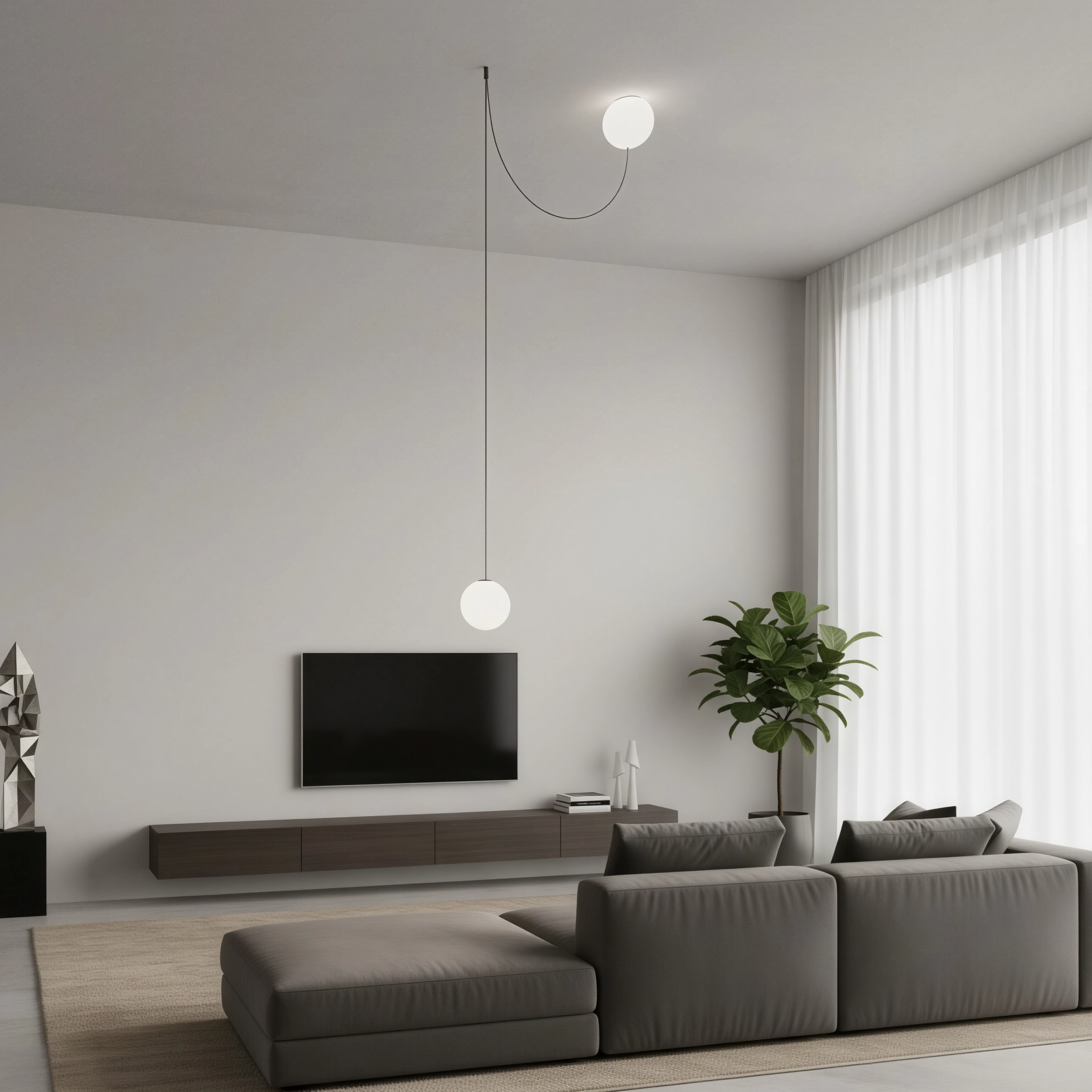 Висяща LED лампа Lumisens | Тип въже | 36W | 3000K