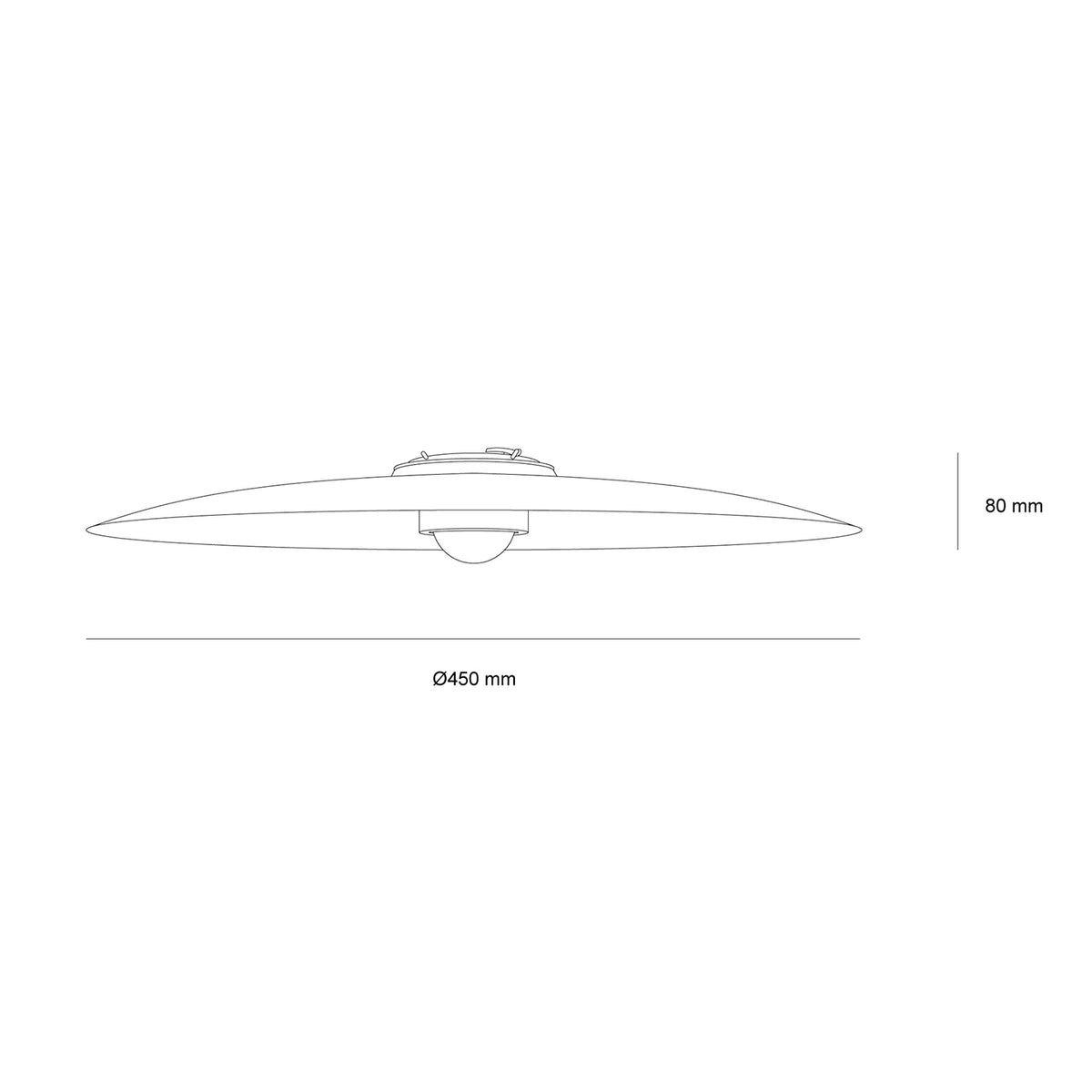 Висящо осветление за колан Radiance Belt (Ø450 мм)