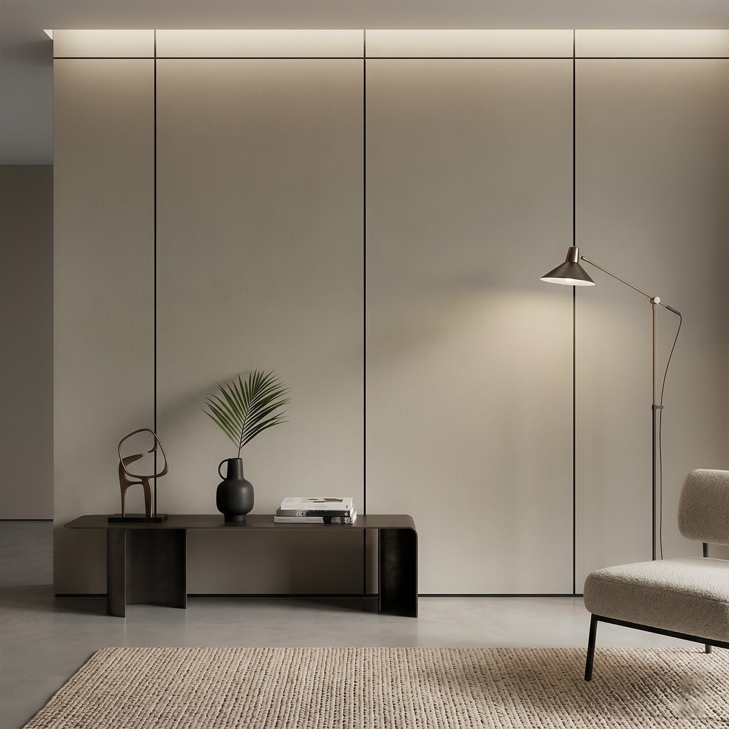 WPC панел Light Brown Grey в сиво-кафяв тон | 288 x 122cm