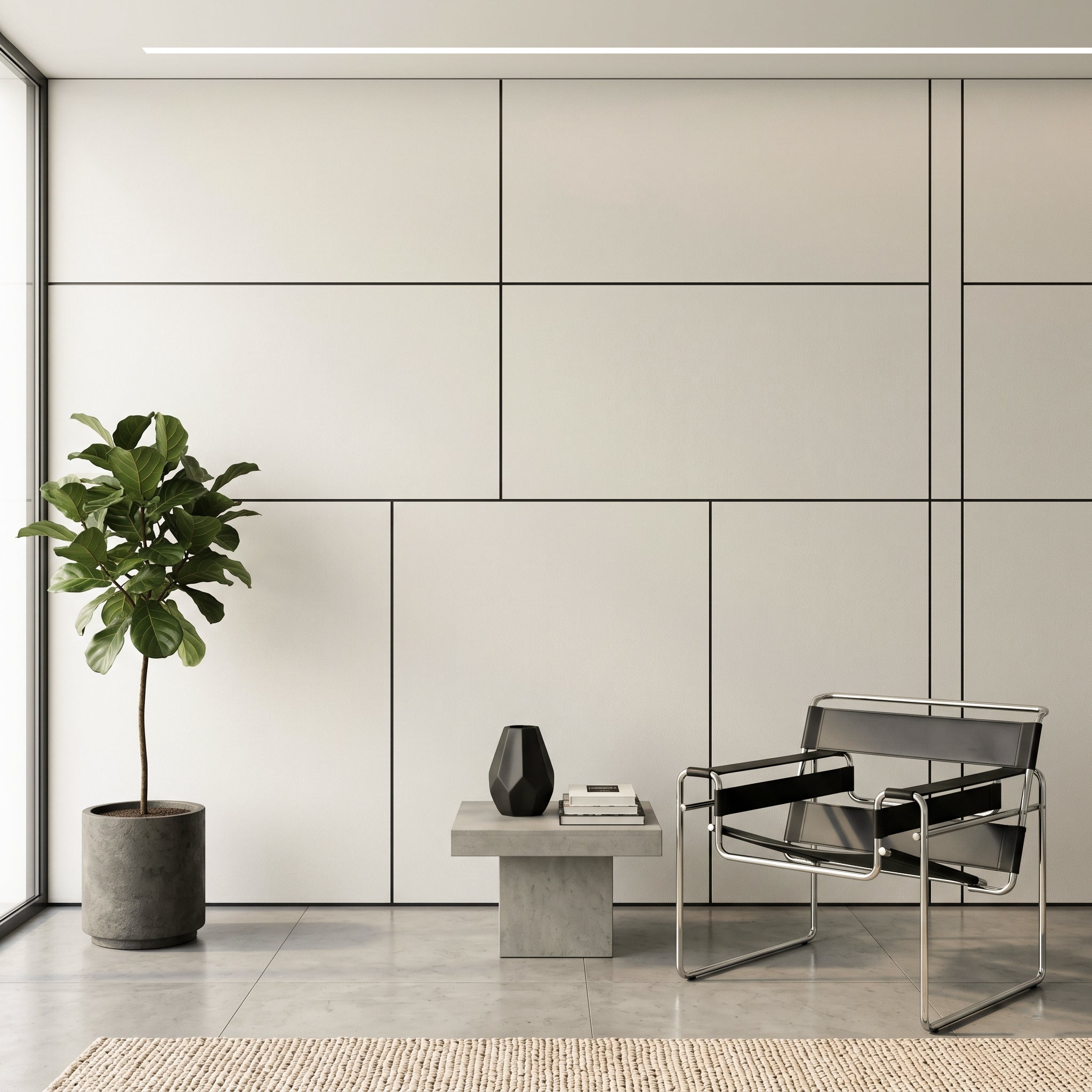 WPC панел Millenium Grey сиво-бежов | 288 x 122см